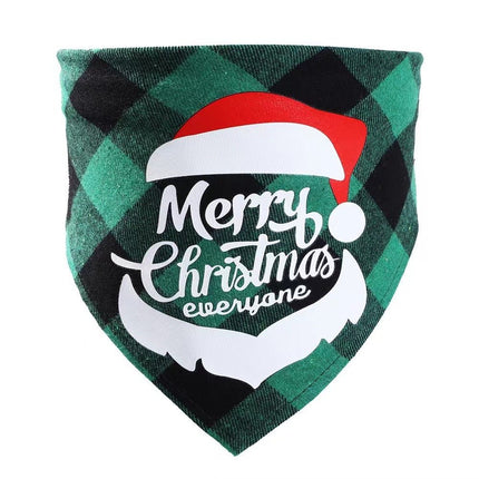 Christmas French Bulldog Bandanas - 3 / 63x46x46 - Frenchie Complex Shop