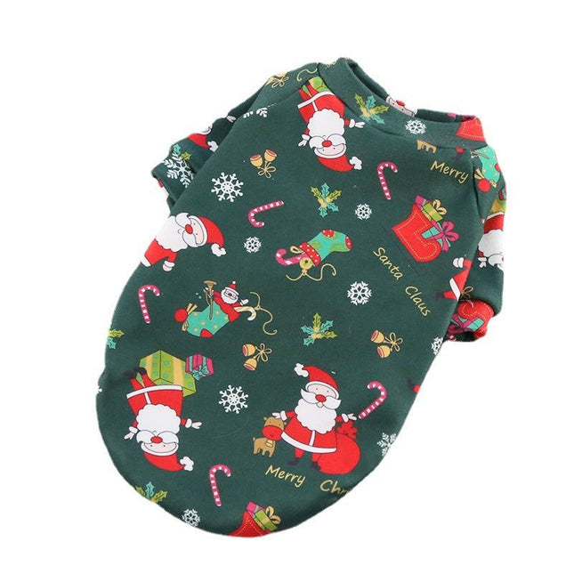Christmas French Bulldog Sweatshirt - XS / Green - Frenchie Complex Shop