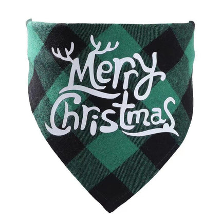Christmas French Bulldog Bandanas - 1 / 63x46x46 - Frenchie Complex Shop
