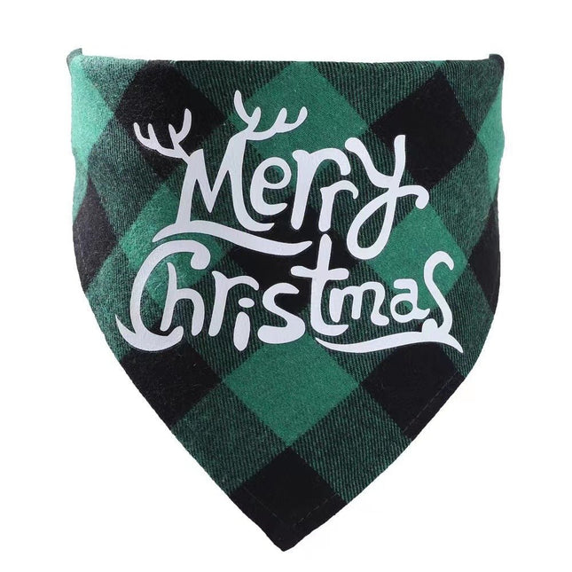 Christmas French Bulldog Bandanas - 1 / 63x46x46 - Frenchie Complex Shop