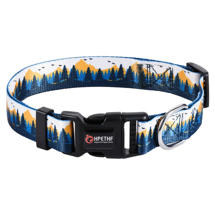 Collar for French Bulldog - Ponderosa pine / S - Frenchie Complex Shop