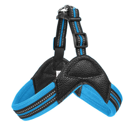 No Pull French Bulldog Harness - Blue / XS - Frenchie Complex Shop