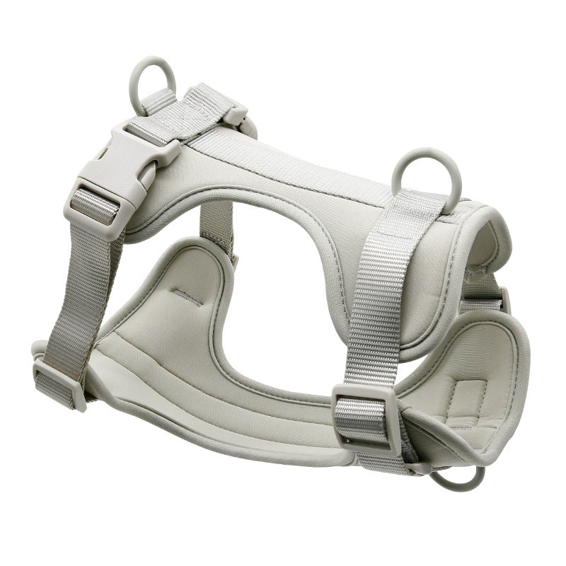 Luxury French Bulldog Harnesses - Light gray / XS - Frenchie Complex Shop