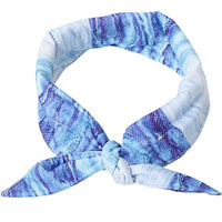 Load image into Gallery viewer, Ultra Cooling French Bulldog Bandana - S / Blue - Frenchie Complex Shop
