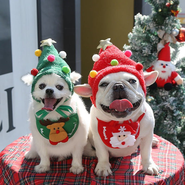 Christmas French Bulldog Scarf - Frenchie Complex Shop