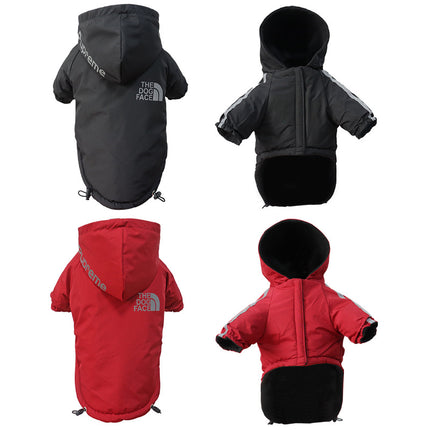 Pupreme Waterproof French Bulldog Jacket - S / Red - Frenchie Complex Shop