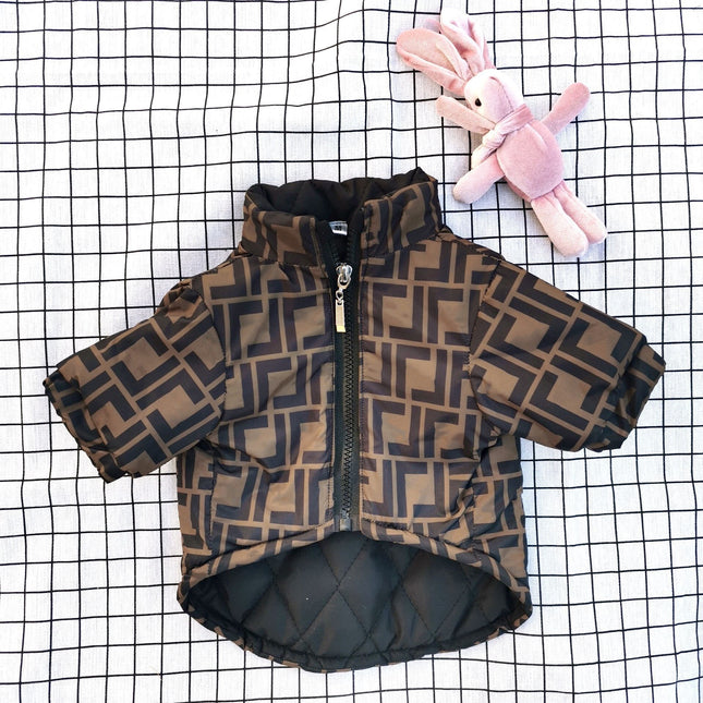 Elegant Jacket for French Bulldogs - XXS / Brown - Frenchie Complex Shop