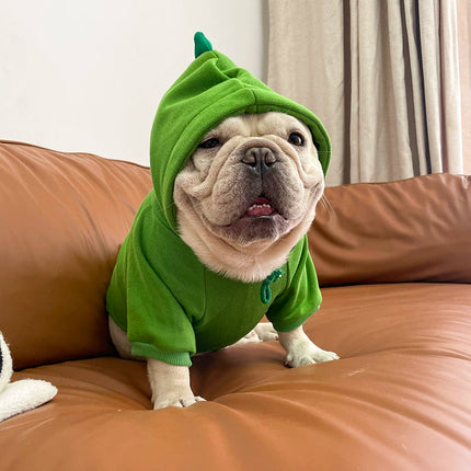 Dinosaur French Bulldog Hooded Costume - Frenchie Complex Shop