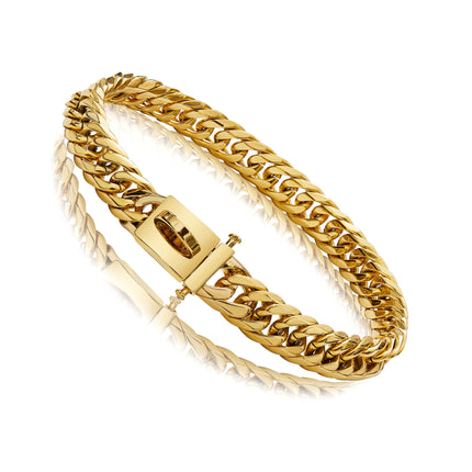 French Bulldog Chain Collar Stainless Steel 18K Gold Plated - Frenchie Complex Shop
