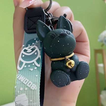 Boom French Bulldog Keychains - Green - Frenchie Complex Shop