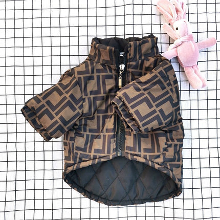Elegant Jacket for French Bulldogs - XXS / Brown - Frenchie Complex Shop