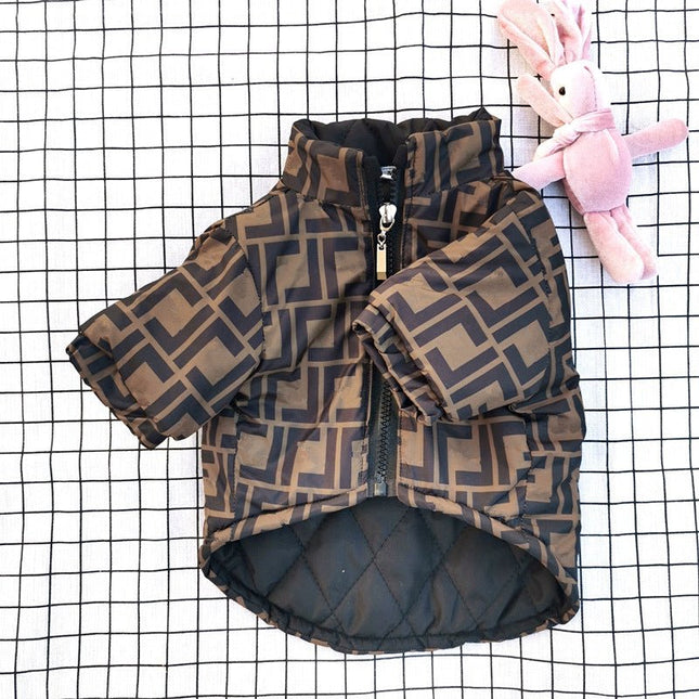 Elegant Jacket for French Bulldogs - XXS / Brown - Frenchie Complex Shop