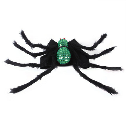 Sequined French Bulldog Spider Costume - S / Green - Frenchie Complex Shop