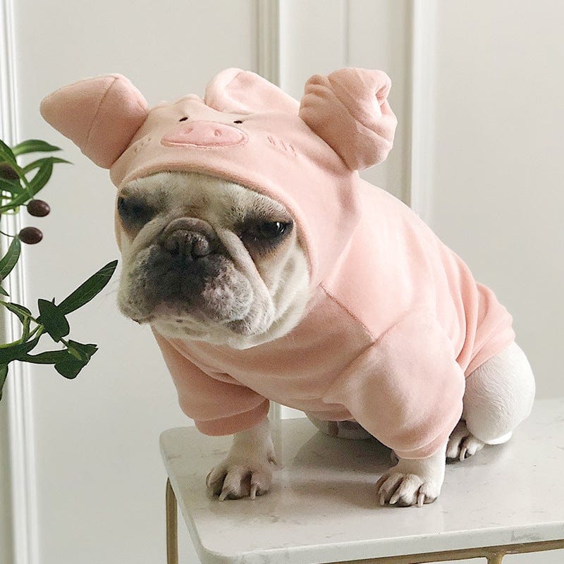 Plush Pig French Bulldog Hoodie - Frenchie Complex Shop