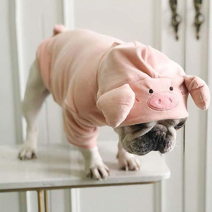 Plush Pig French Bulldog Hoodie - Frenchie Complex Shop