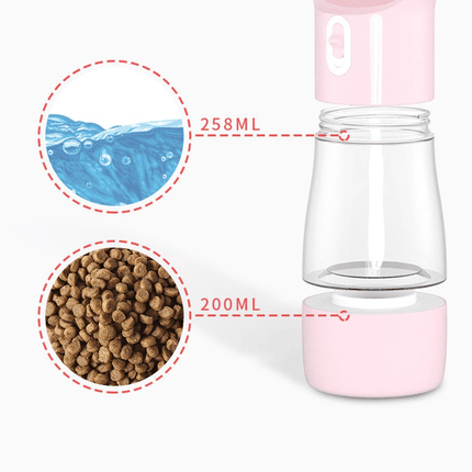 Portable Water & Food Bottle - Frenchie Complex Shop
