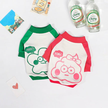 Printed Cartoon Sweater - Frenchie Complex Shop