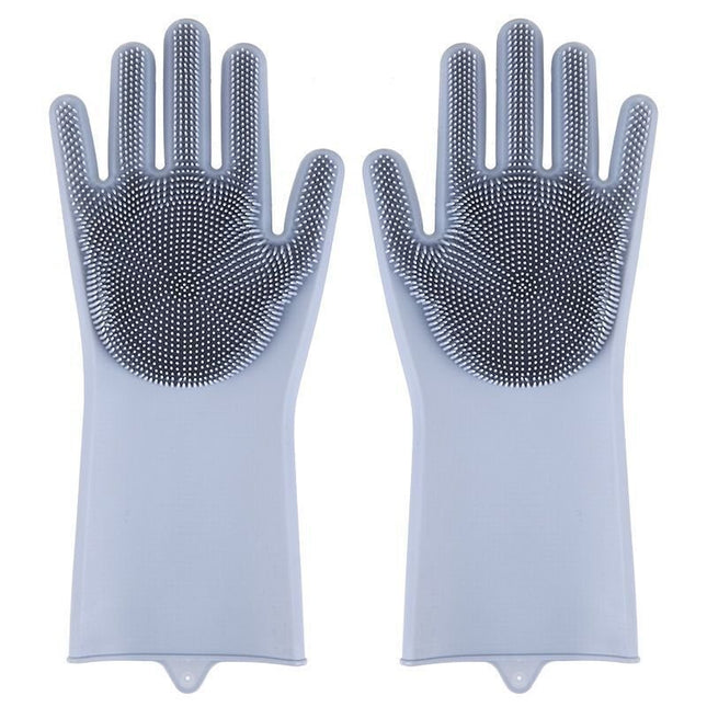 Dog Grooming Gloves - Dark Grey - Frenchie Complex Shop