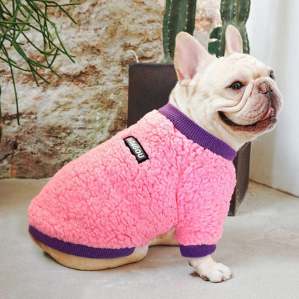 Winter French Bulldog Sweater - Brown / S - Frenchie Complex Shop