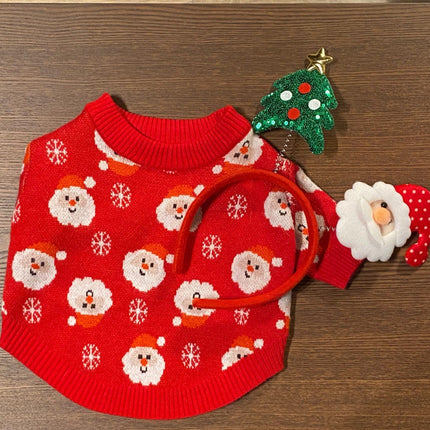 Wool French Bulldog Christmas Sweater - Frenchie Complex Shop