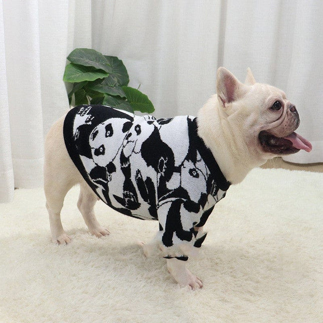 Wool Panda French Bulldog Sweater - Frenchie Complex Shop