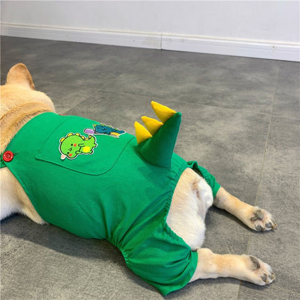 Dinosaur French Bulldog Costume - Frenchie Complex Shop