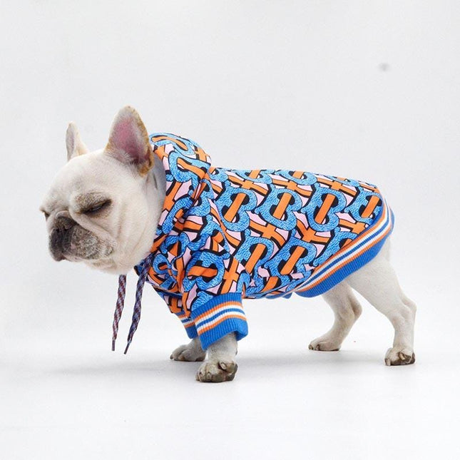 Tide Brand French Bulldog Hoodie - Blue / XXS - Frenchie Complex Shop