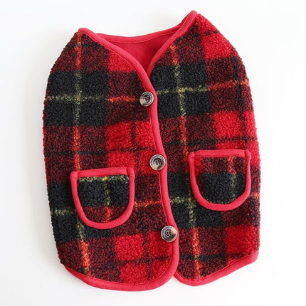 Checkered Dog Vest - Frenchie Complex Shop