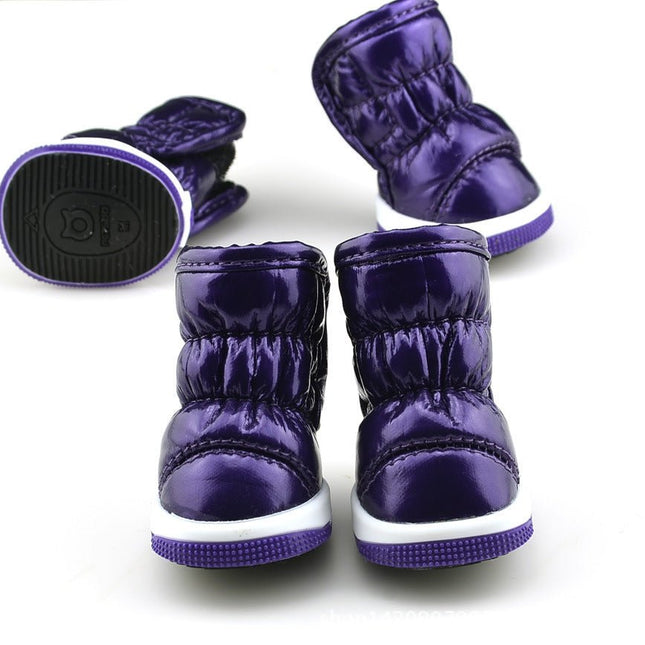 Waterproof French Bulldog Shoes - Purple / 1 - Frenchie Complex Shop
