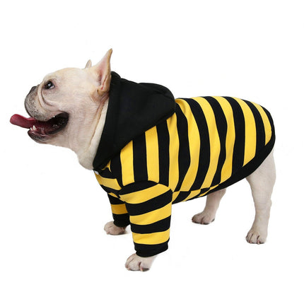 Ultra Soft French Bulldog Hooded Jacket - Yellow / S - Frenchie Complex Shop
