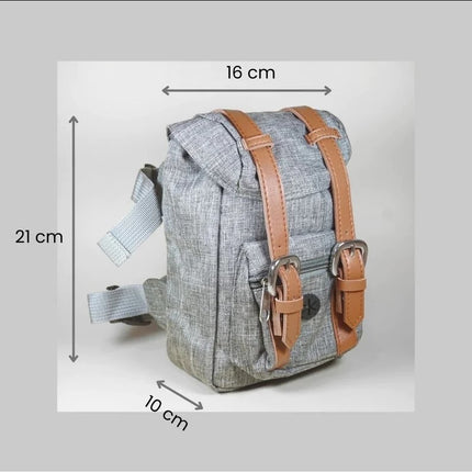 Silver French Bulldog Backpack - Silver - Frenchie Complex Shop