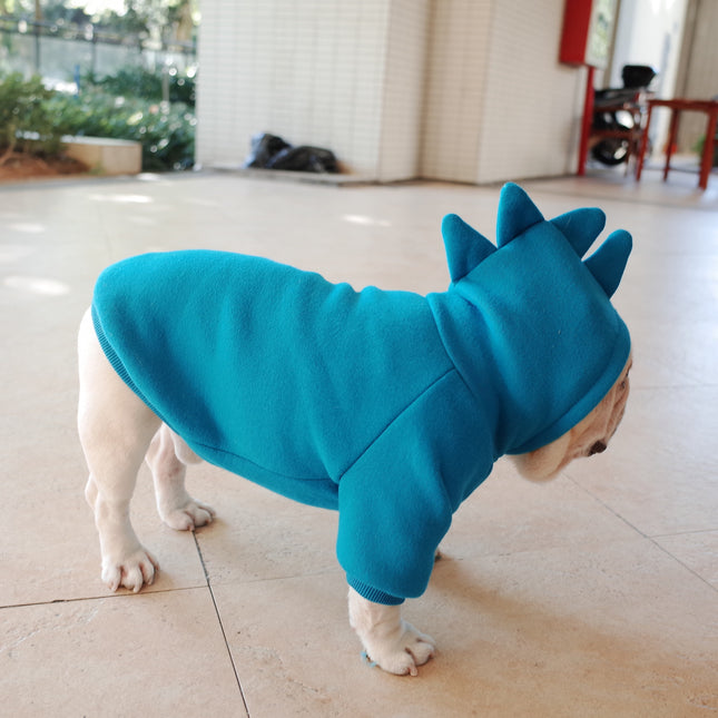 Blue French Bulldog Hoodie - Frenchie Complex Shop