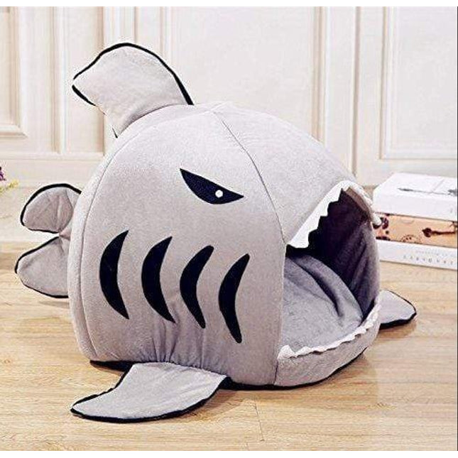 Frenchie House Shark - Grey / S 16.5"x16.5 inch - Frenchie Complex Shop