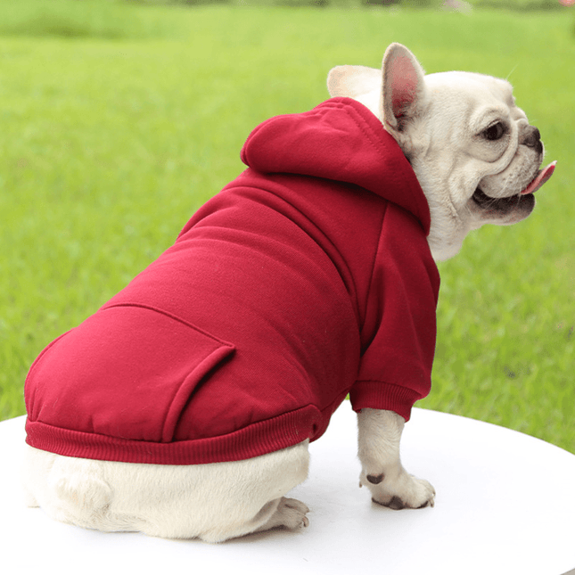 French Bulldog Hoodie - Red / XS - Frenchie Complex Shop