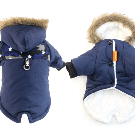 French Bulldog Warm Jacket - Blue / S - Frenchie Complex Shop