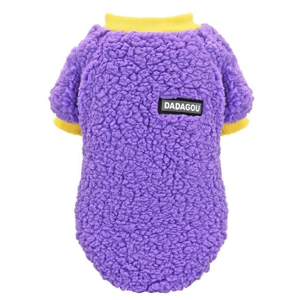 Winter French Bulldog Sweater - Purple / S - Frenchie Complex Shop