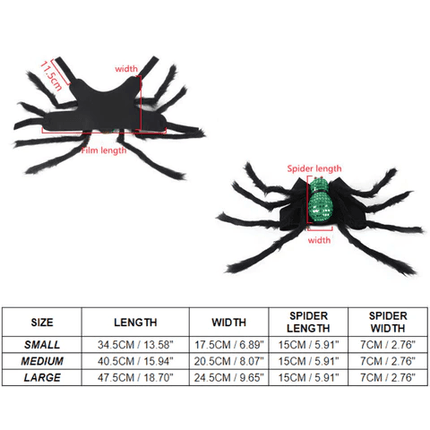 Sequined French Bulldog Spider Costume - Frenchie Complex Shop
