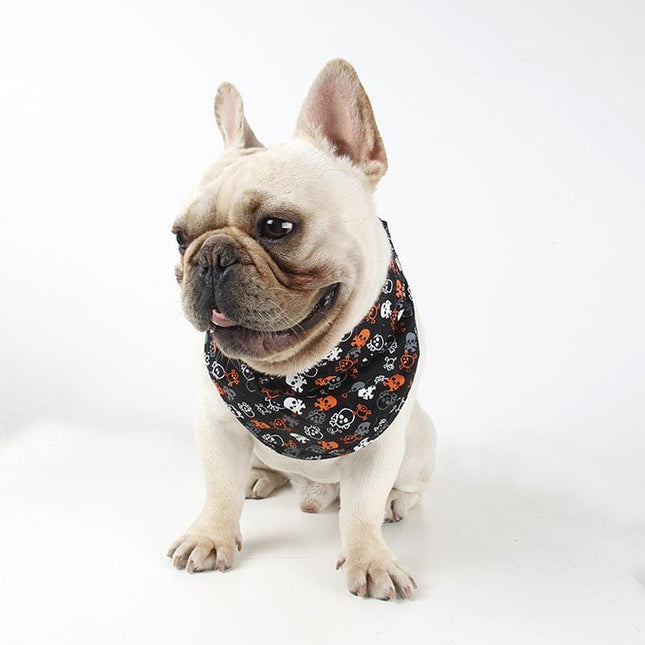 Skeleton Head Bandana - Frenchie Complex Shop