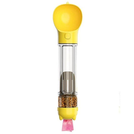 Multi-Functional Dog Bottle - 500ML - Yellow - Frenchie Complex Shop